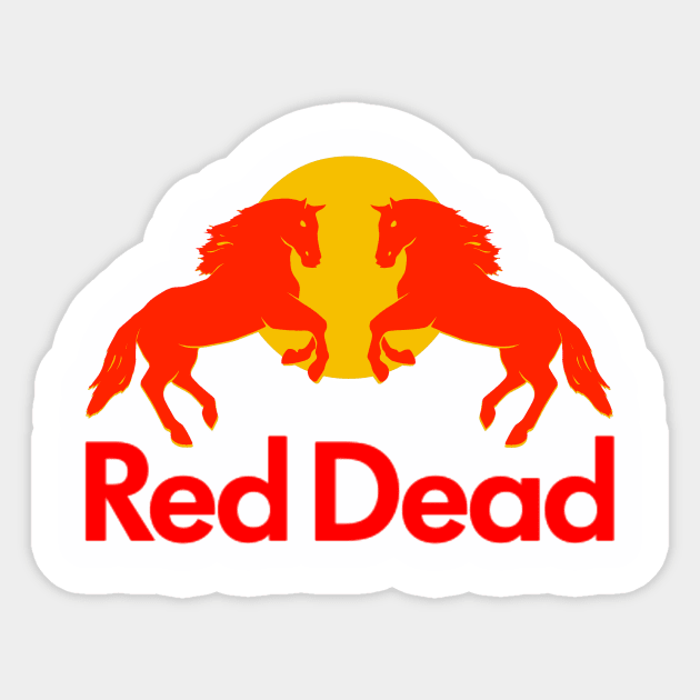 Red Dead Energy Sticker by ThePunkPanther